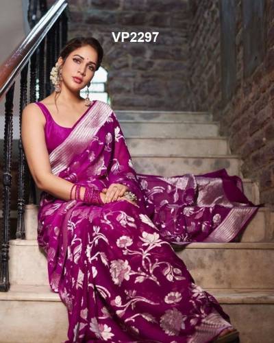 D.NO. VP2297 BY FASHION BERRY SILK SAREE WHOLESALER IN INDIA